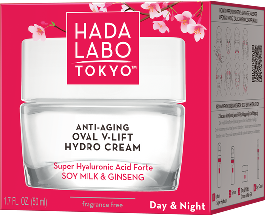 Hada Labo Tokyo™ Red Crème Oval V-lift pour l'ovale du visage Jour & Nuit