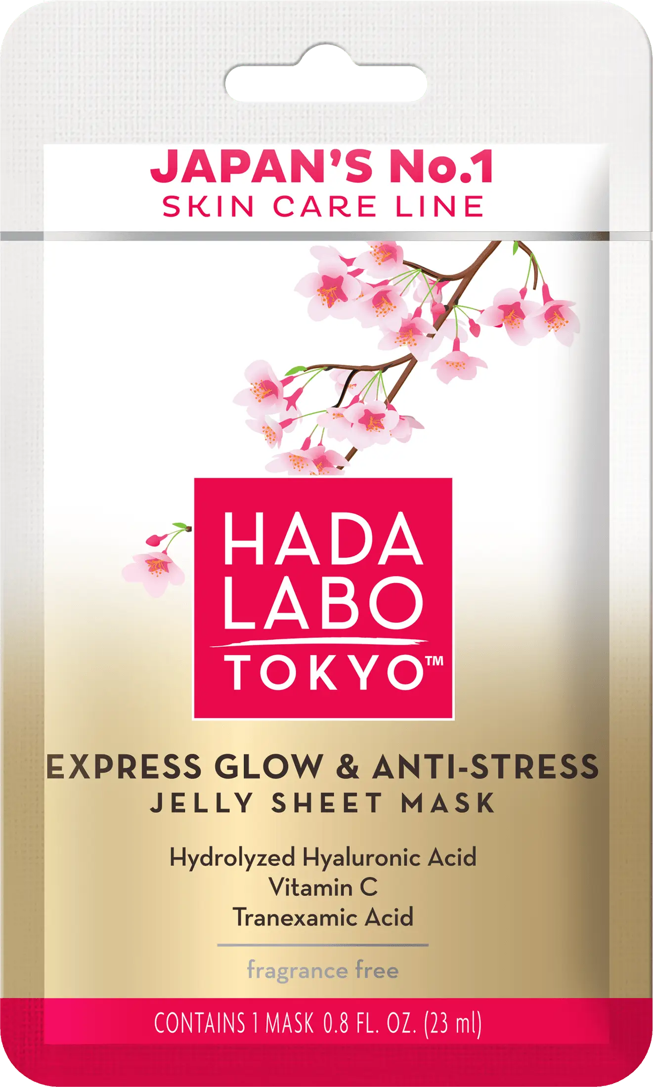 Masque Hada Labo Tokyo™ Premium Eclat express et Anti-stress