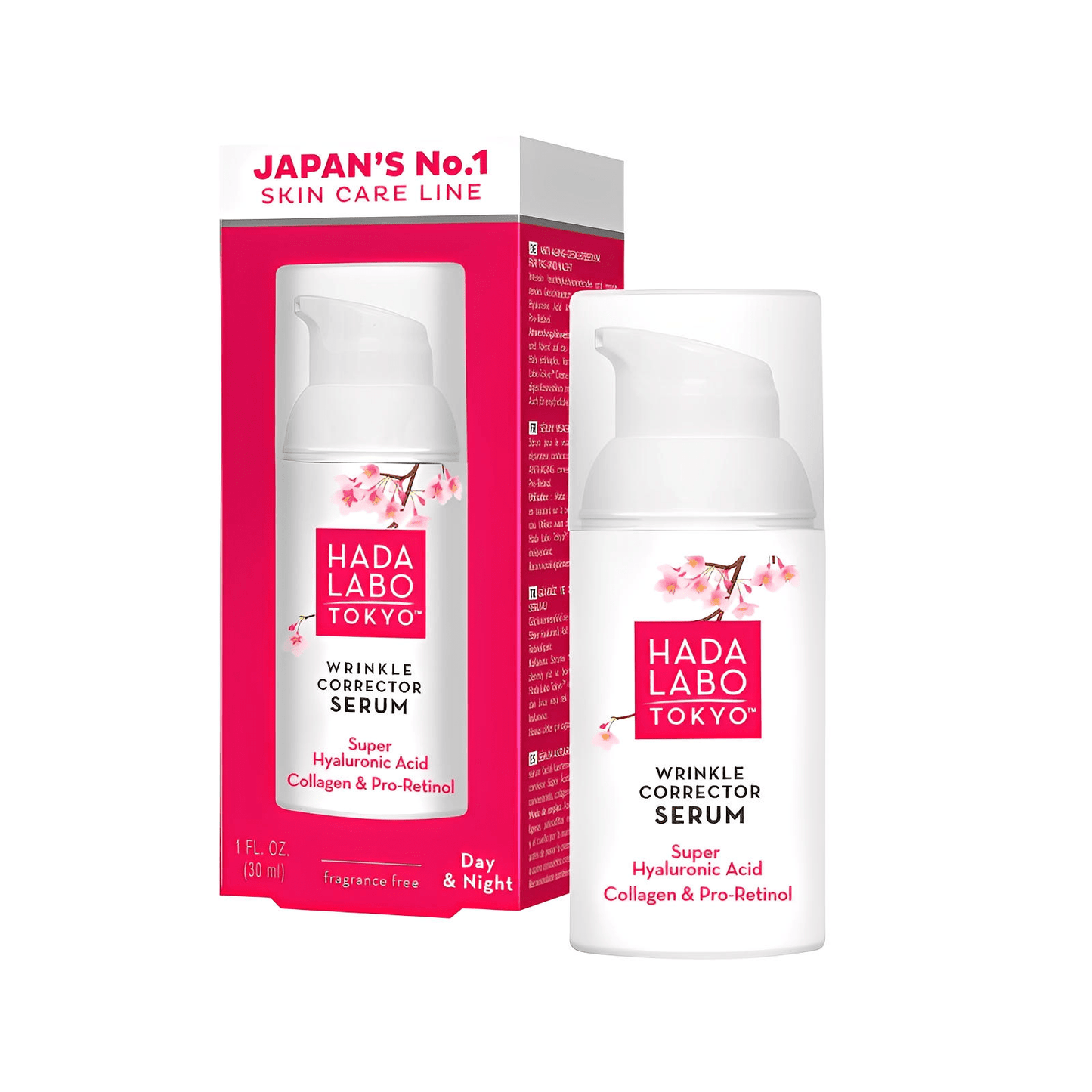 HADA LABO TOKYO RED : Serum anti rides jour & nuit- ETERNALIA