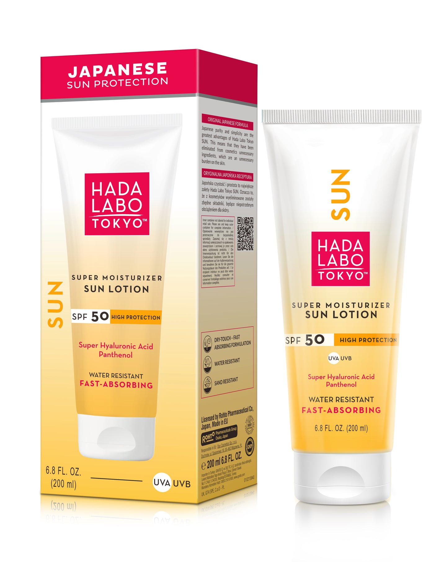 Lotion solaire corps FPS 50 - Hada Labo Tokyo™ Solaire