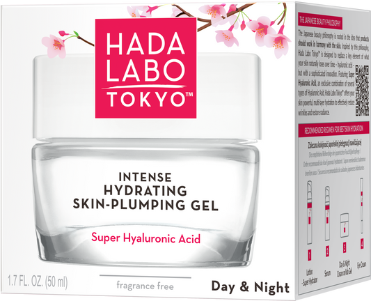 Gel repulpant 2-en-1 au Super Acide Hyaluronique (sérum et crème) - Hada Labo Tokyo™White
