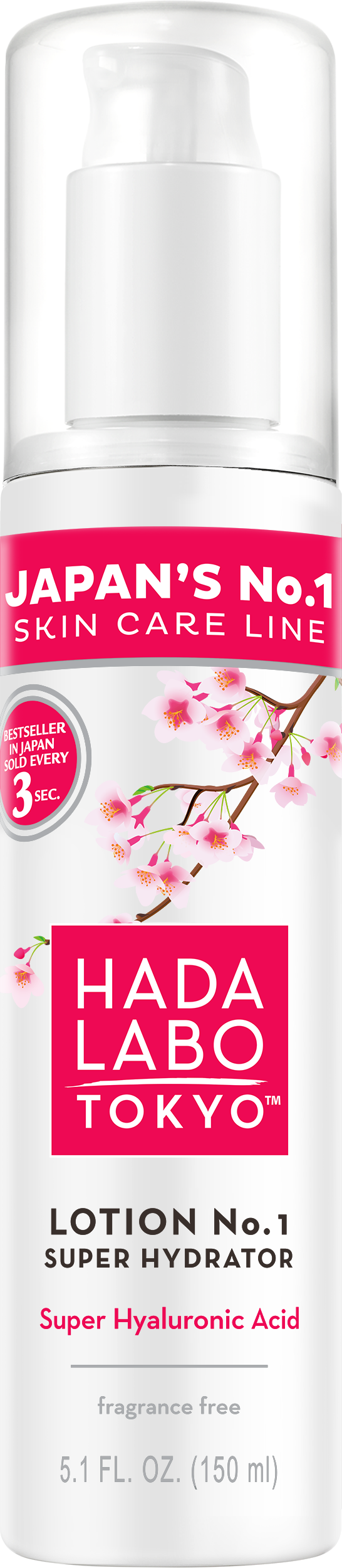 Lotion N°1 Super Hydratante au Super Acide Hyaluronique - Hada Labo Tokyo™ White