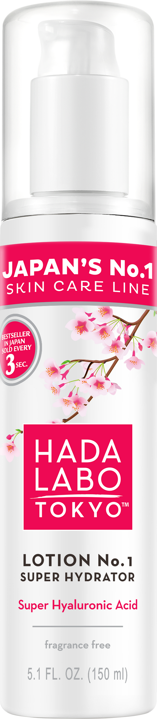 Lotion N°1 Super Hydratante au Super Acide Hyaluronique - Hada Labo Tokyo™ White