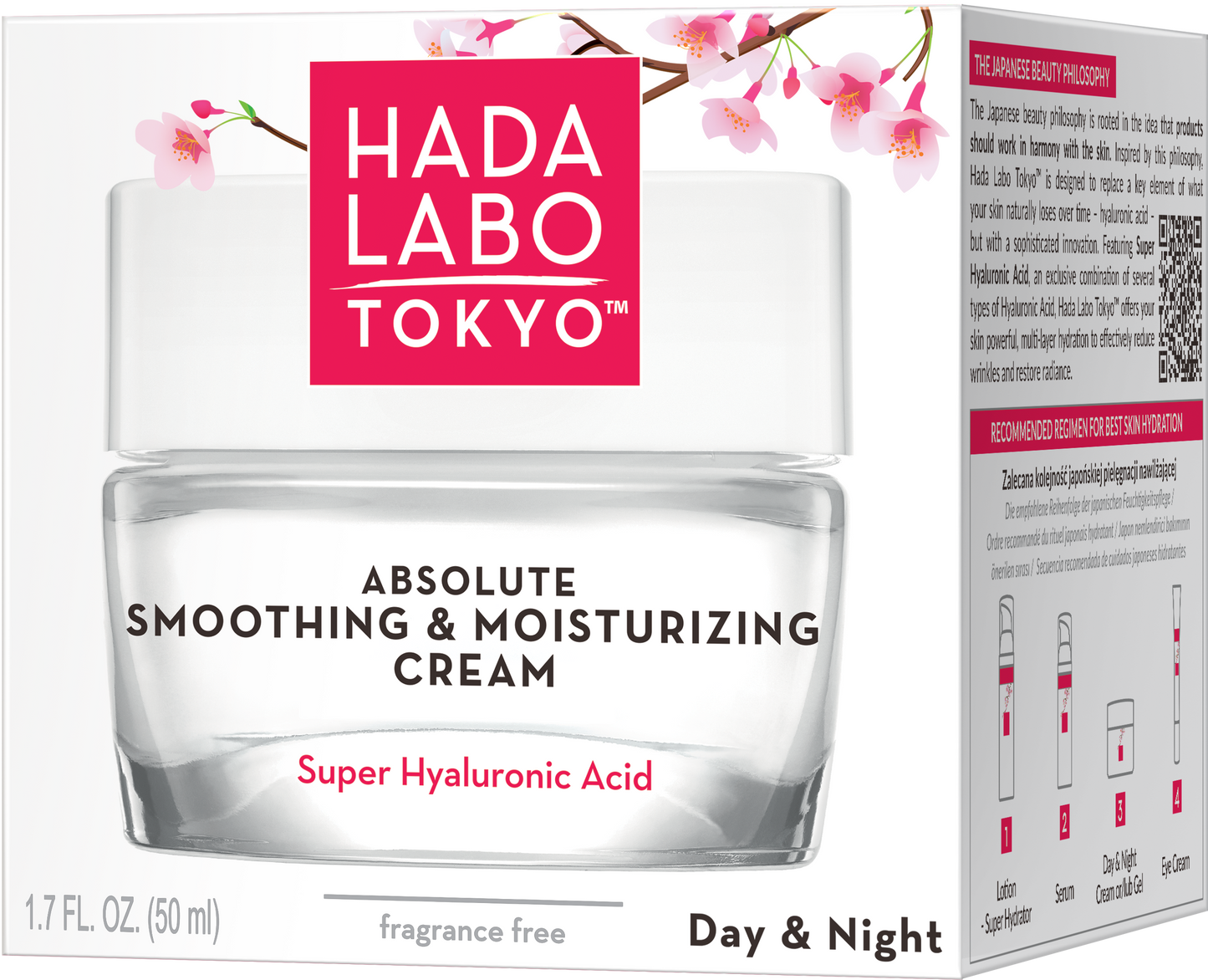 Crème Absolue Hydratante et lissante jour et nuit - Hada Labo Tokyo™ White