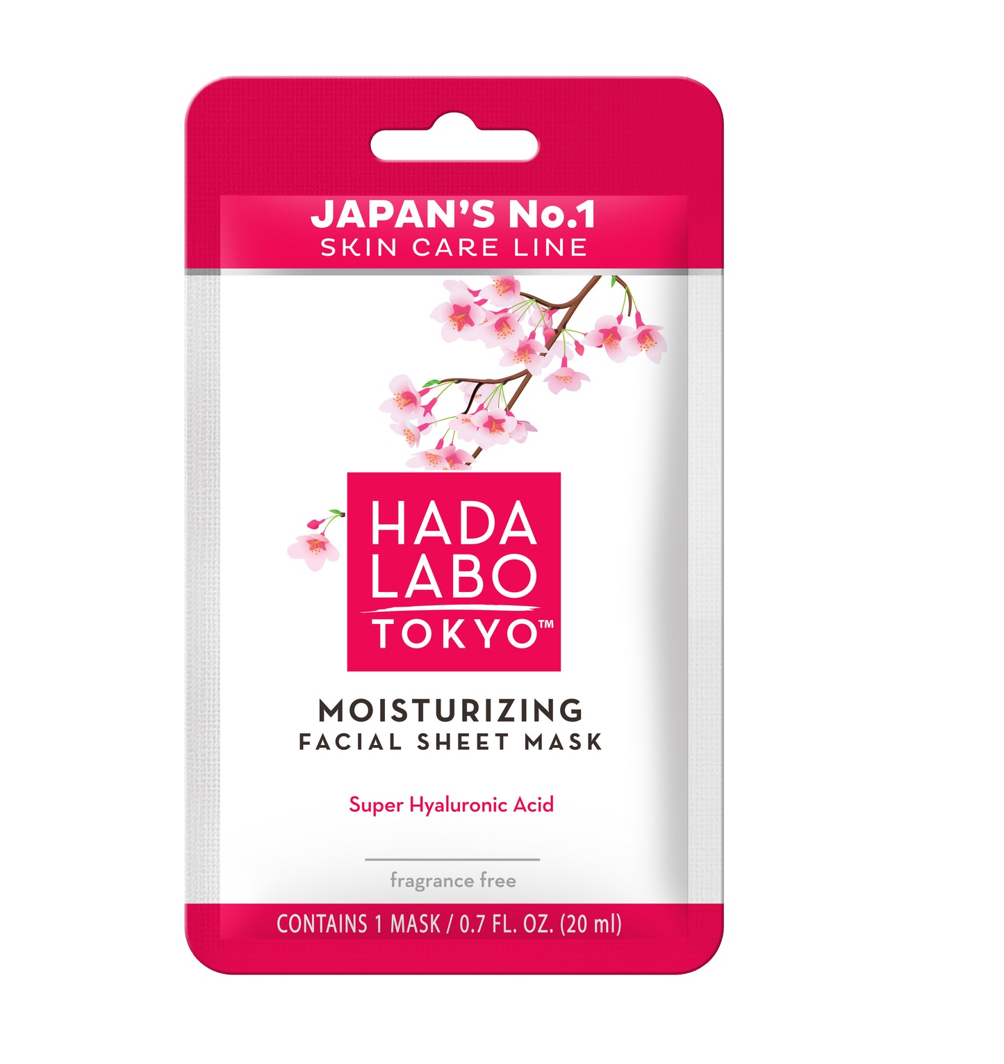 Masque japonais en tissu au Super acide hyaluronique - Hada Labo Tokyo™ White