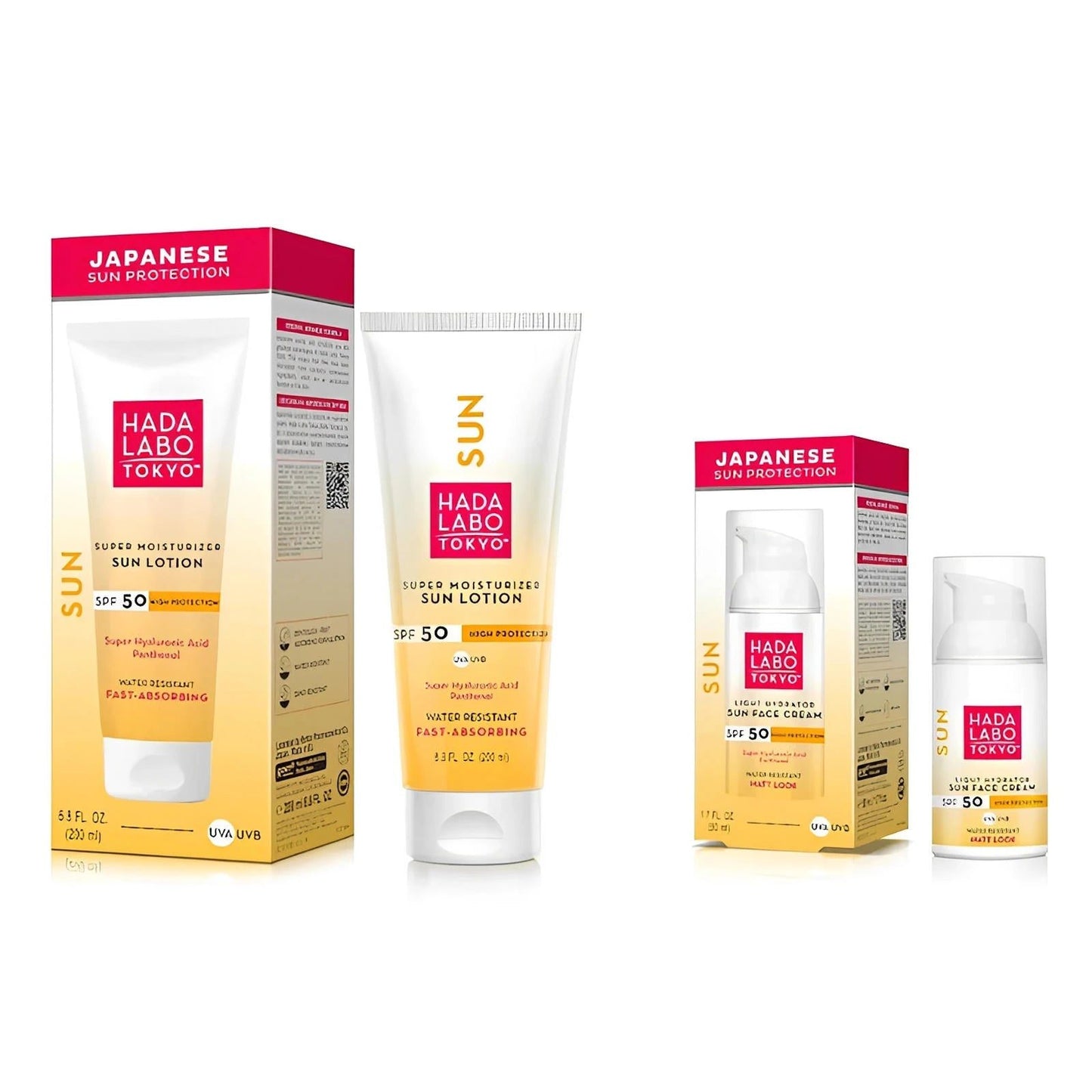 PACK SOLAIRE SPF 30 corps + visage Hada  Labo Tokyo- ETERNALIA