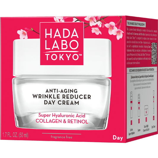 Hada Labo Tokyo red : crème jour anti rides - ETERNALIA